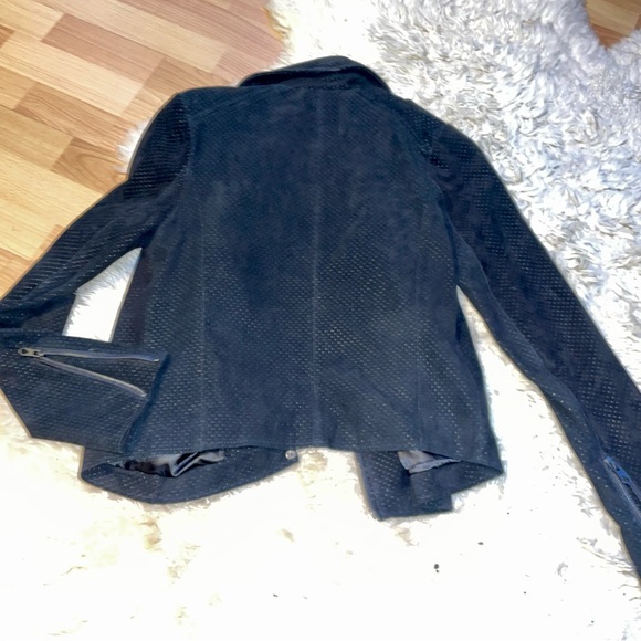 Genuine suede Volcom “Motorin” motorcycle jacket - Picture 3 of 11